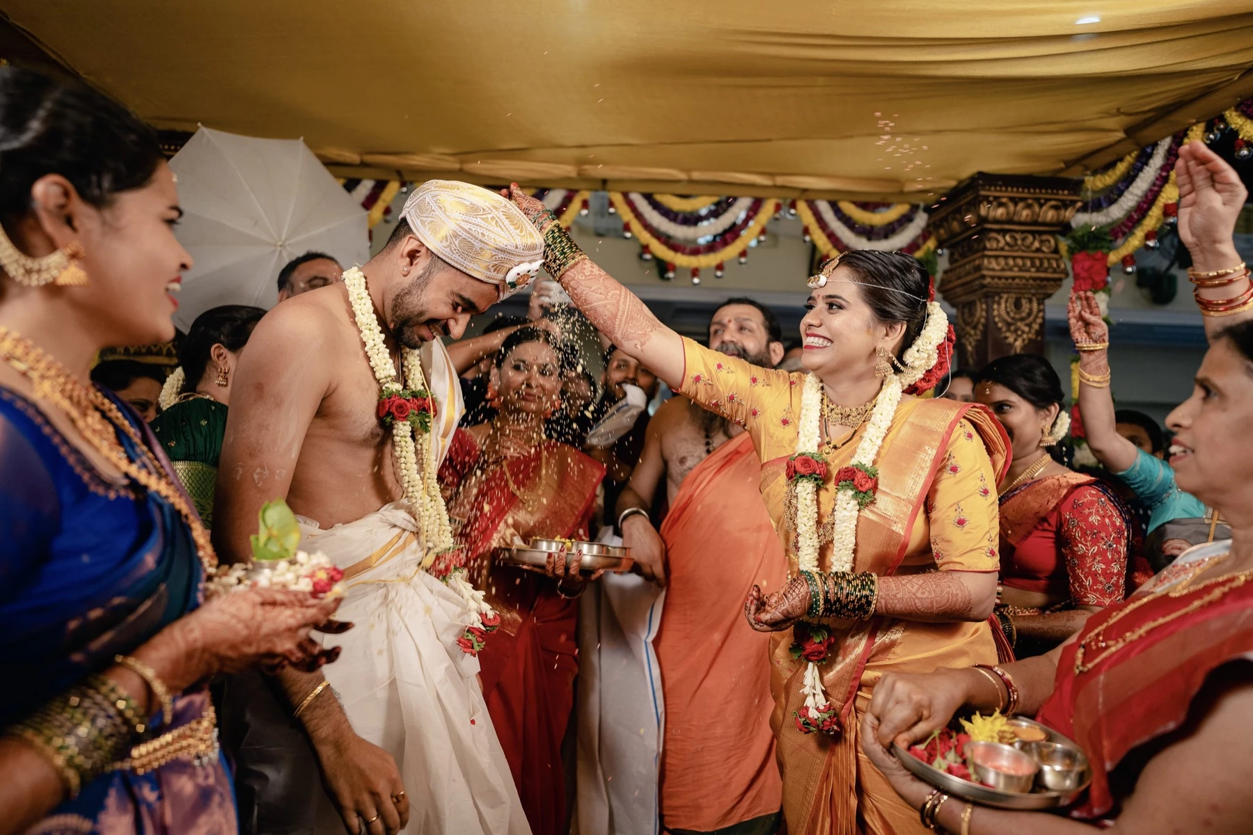 A wedding ritual photographed by Nuptial Diaries