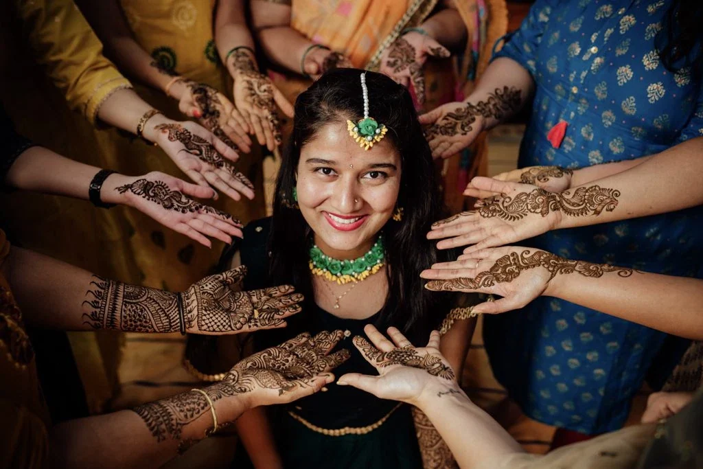 Ramya & Suhas on their wedding day
